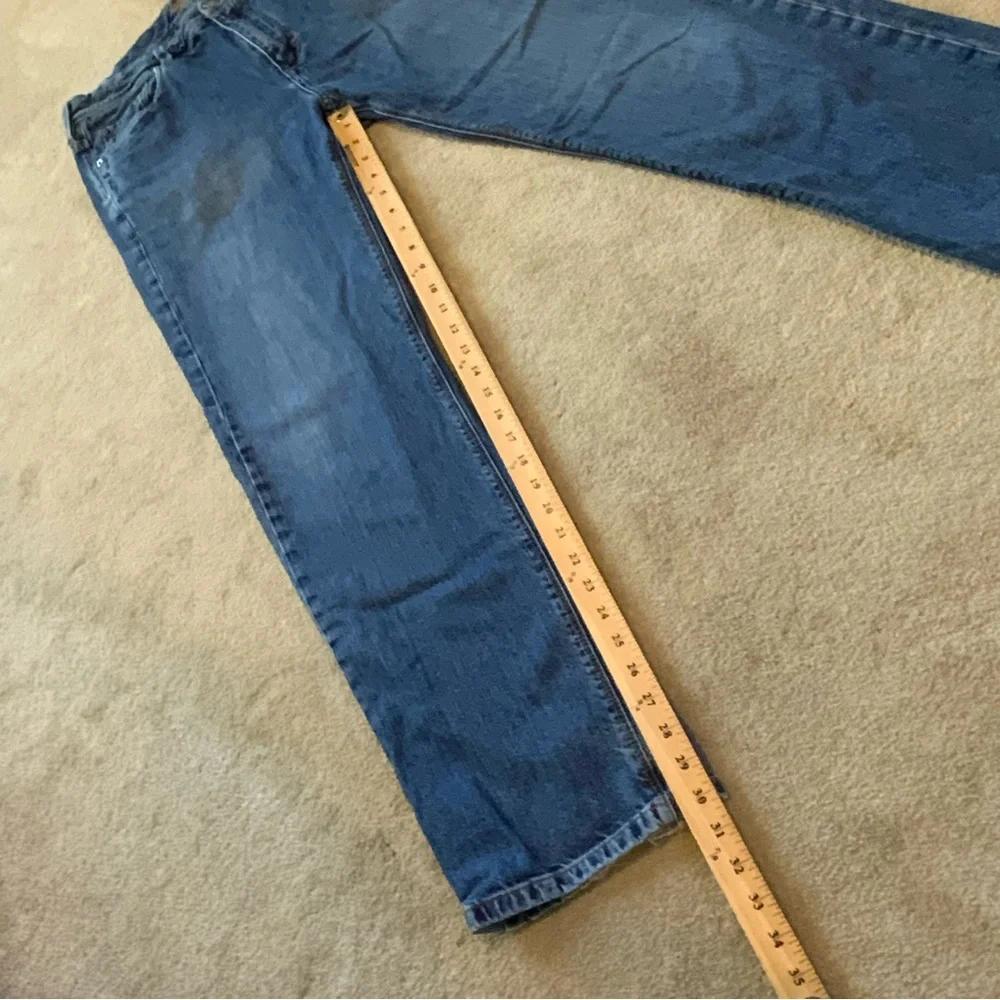 Tommy Bahama Men’s Dark Wash Denim Jeans Standard Strait Leg Measures 32x30 - Picture 5 of 11